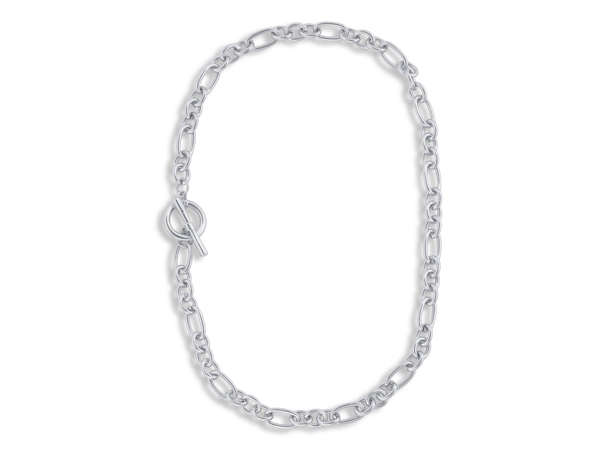Maude Curb Chain T-bar Necklace