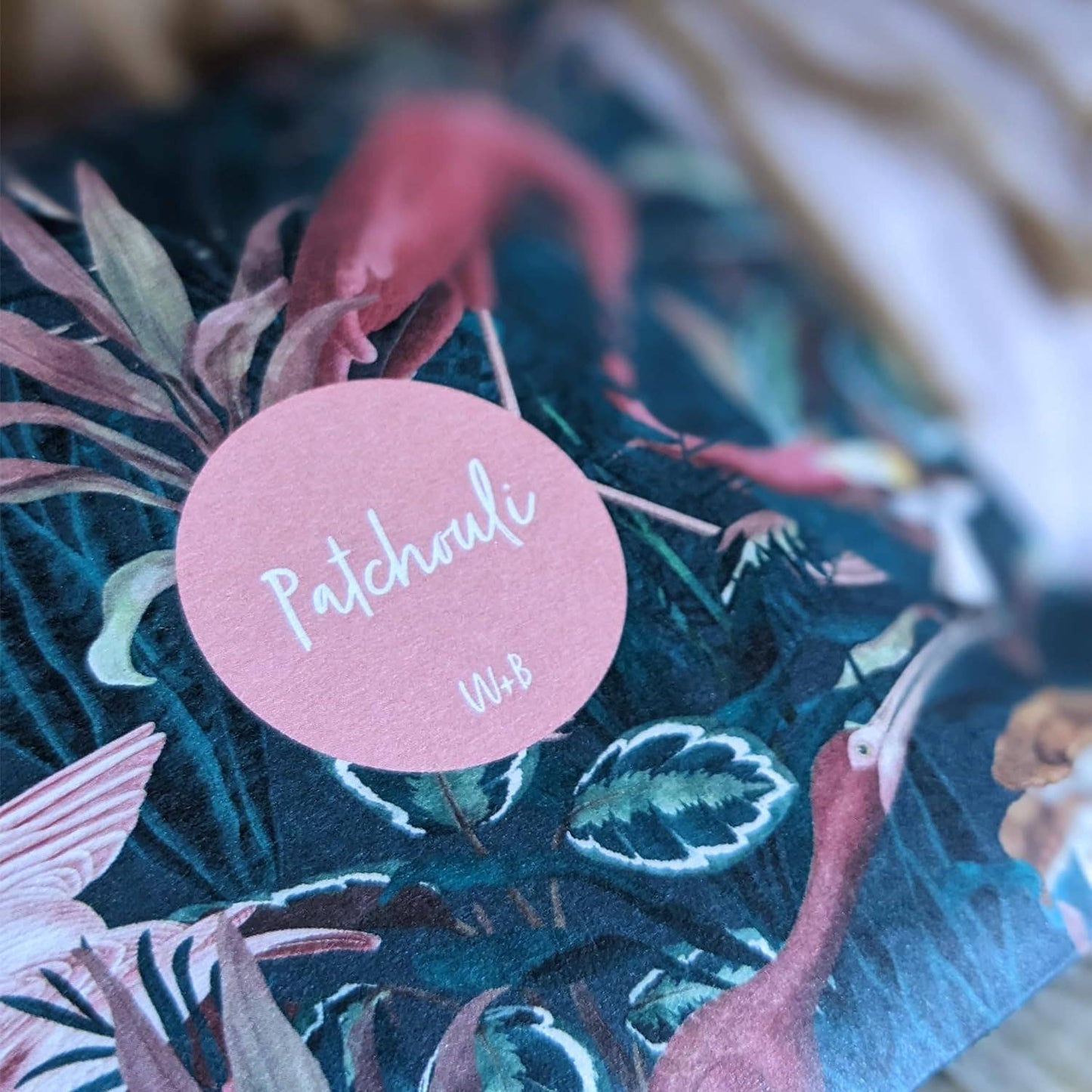 Set of 4 Patchouli - Jungle Green Design