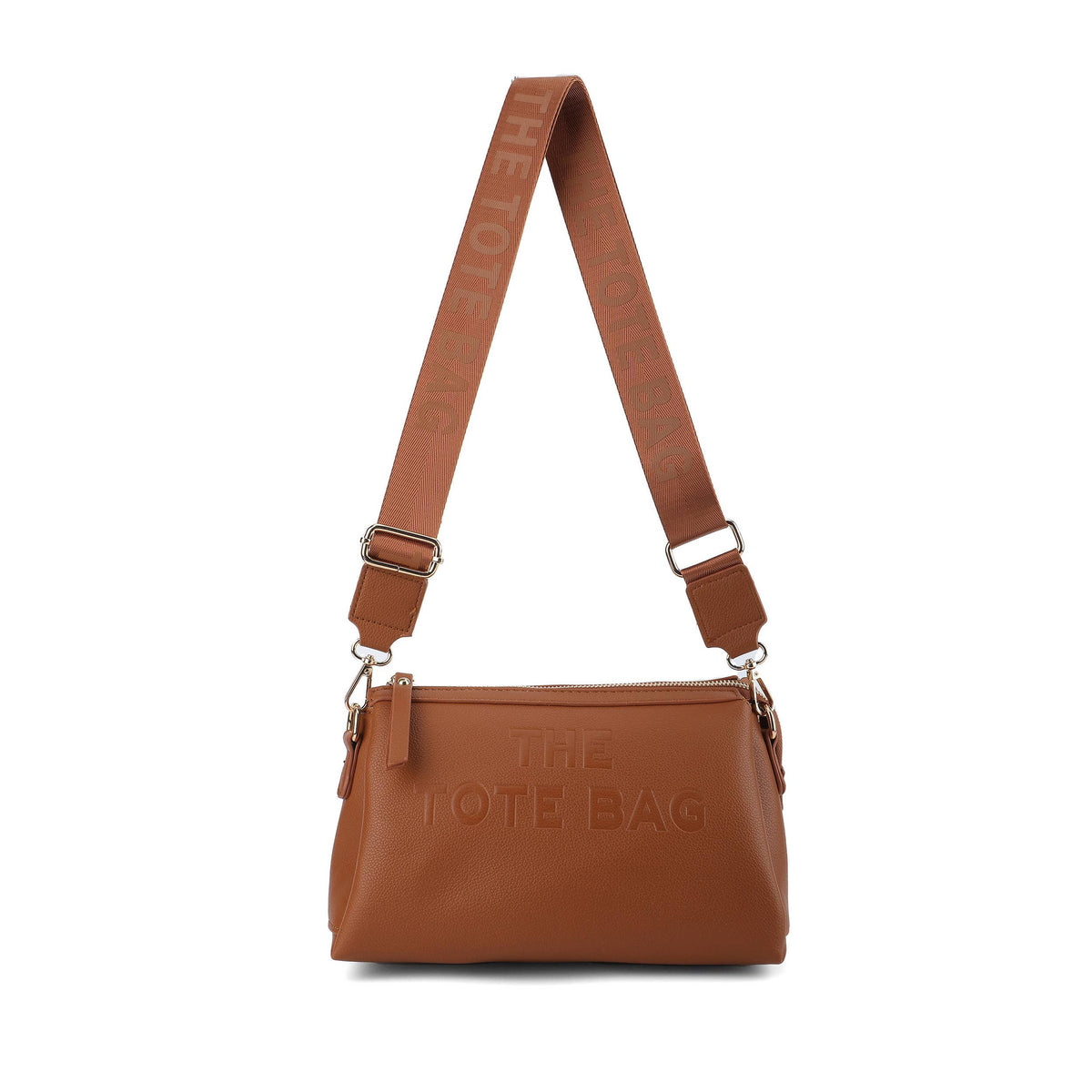 Marco Canvas Strap Zip Top 3 Compartments Crossbody