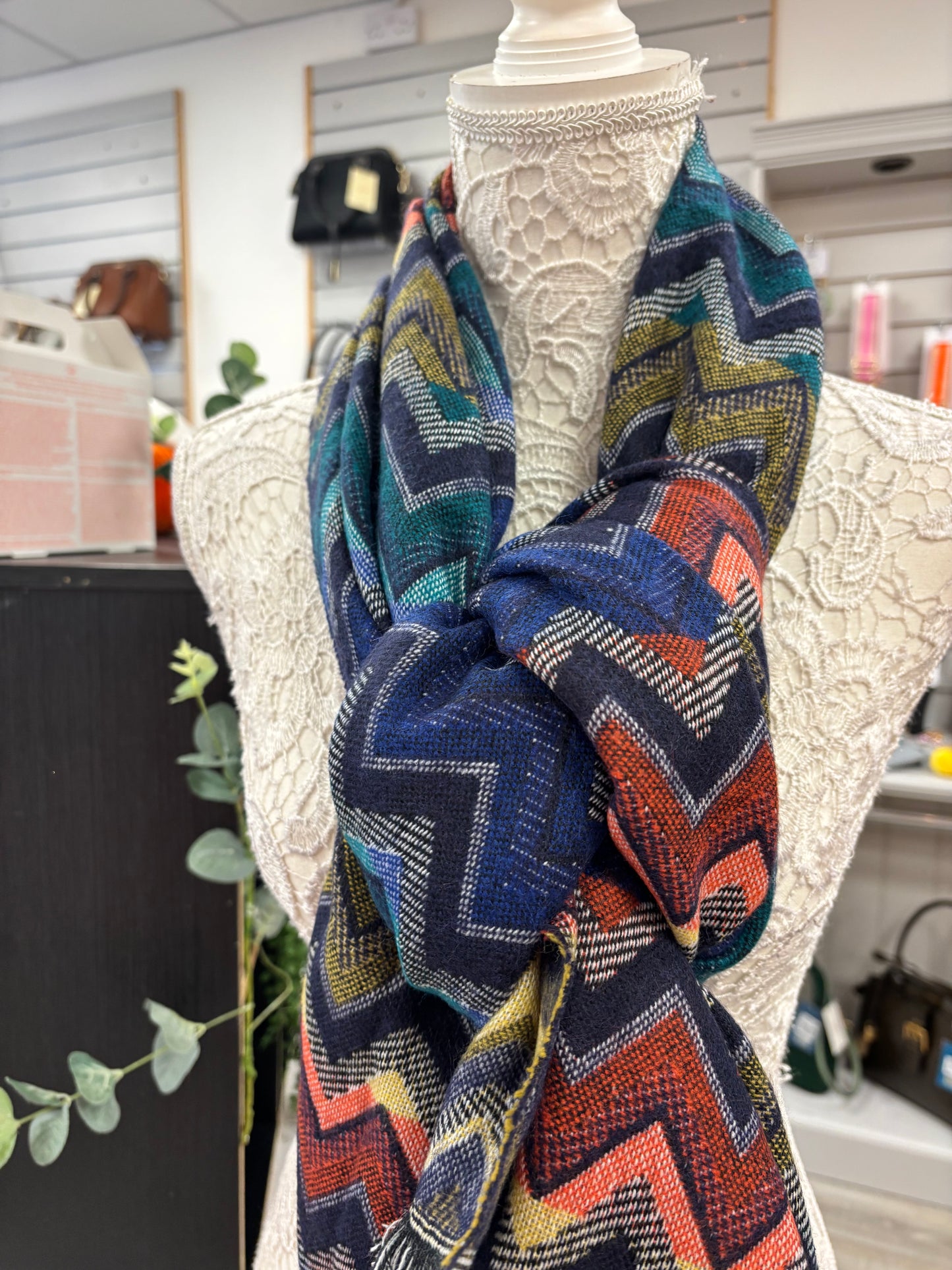 Mollie zig zag scarf