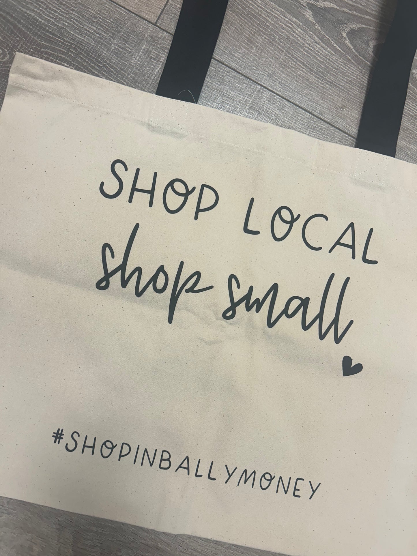 Shop Local Large Tote Bag