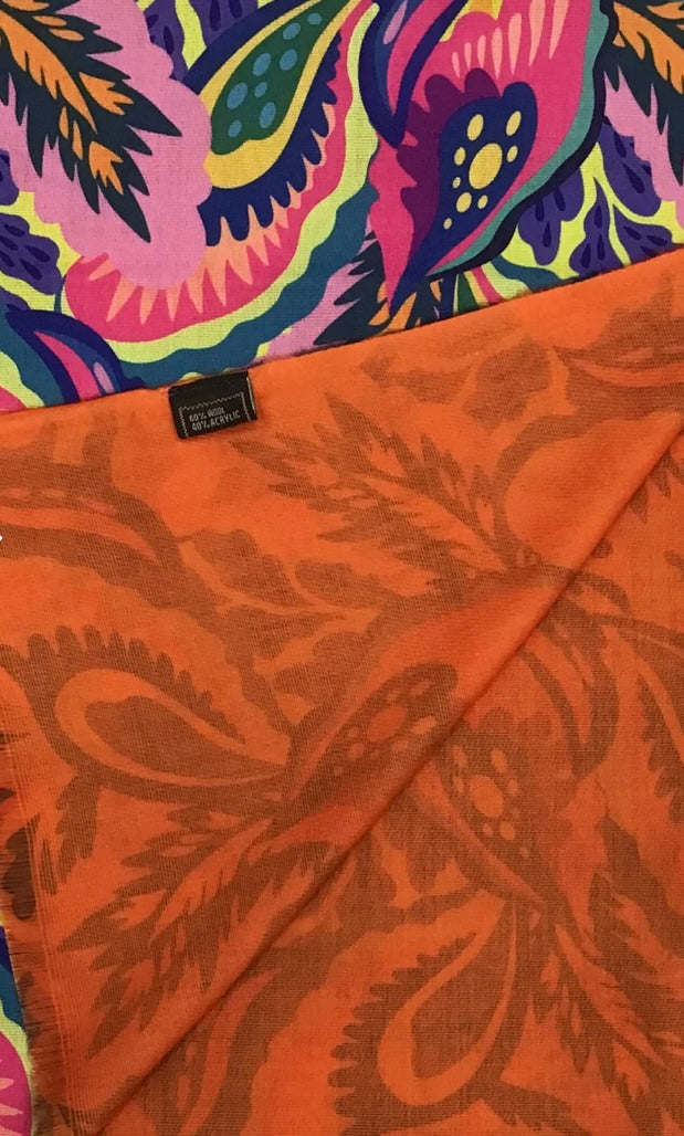 Betsie Bright floral scarf