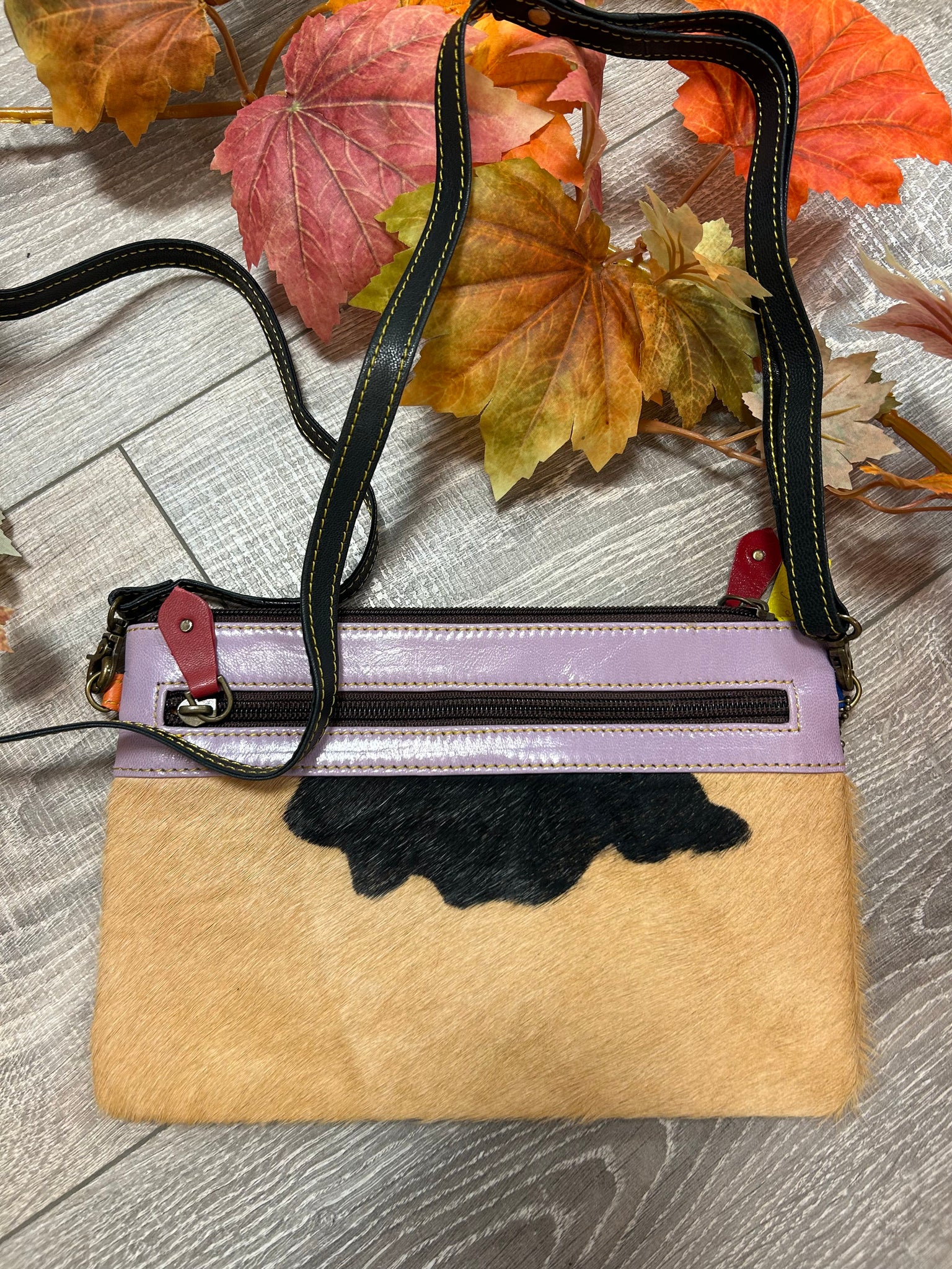 Kathleen Nephele Leather Sustainable Crossbody/Clutch Bag