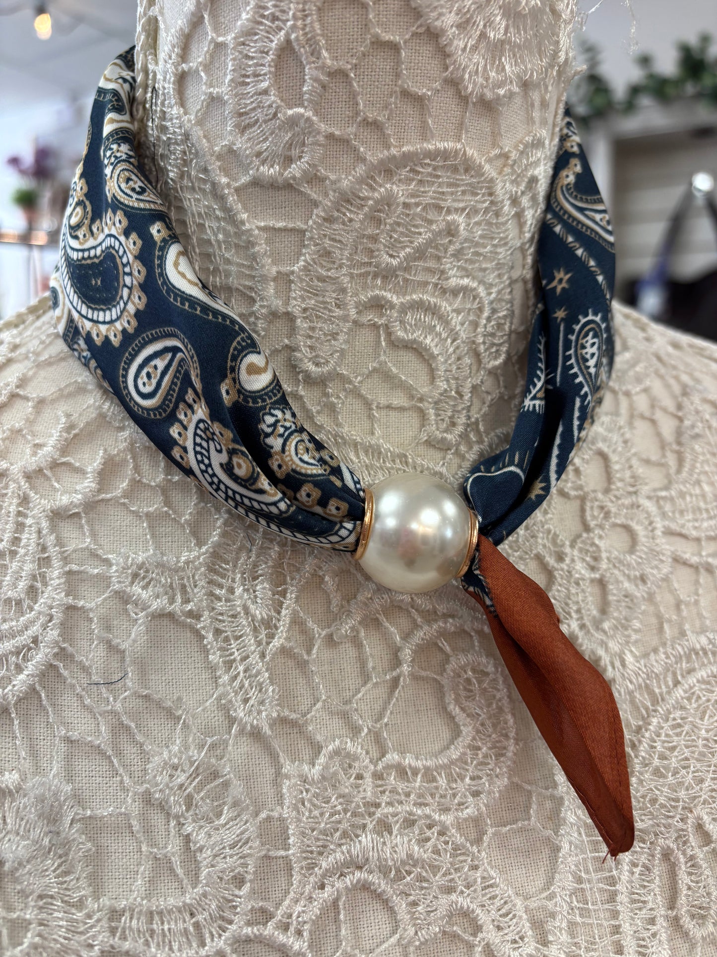 Perri pearl scarf