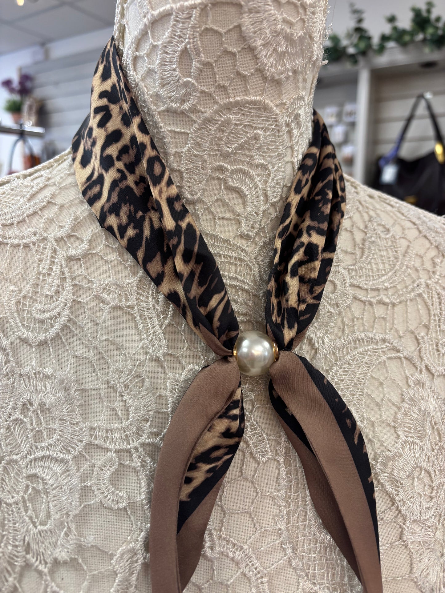 Belinda double tie scarf