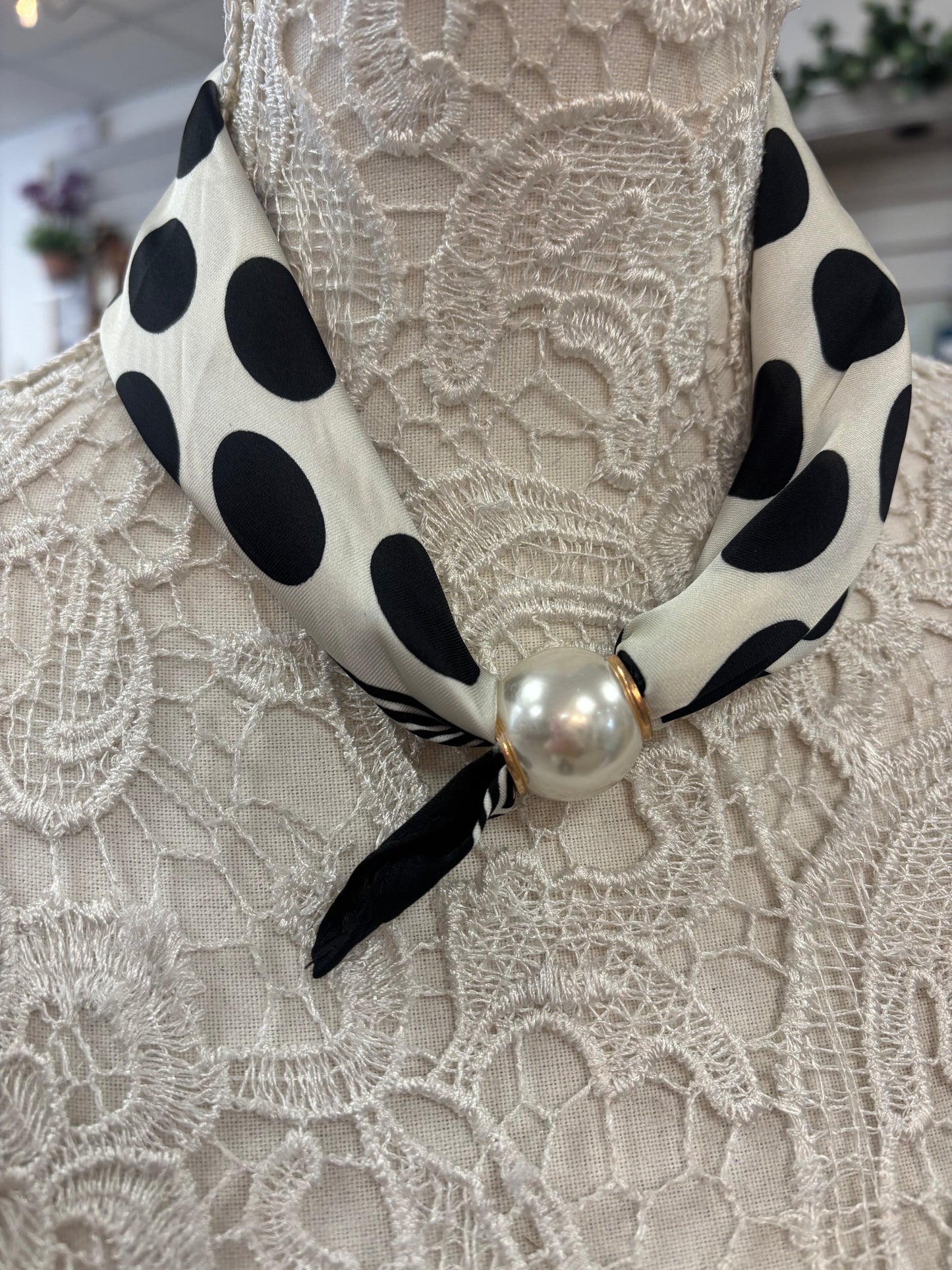 Dina spot scarf