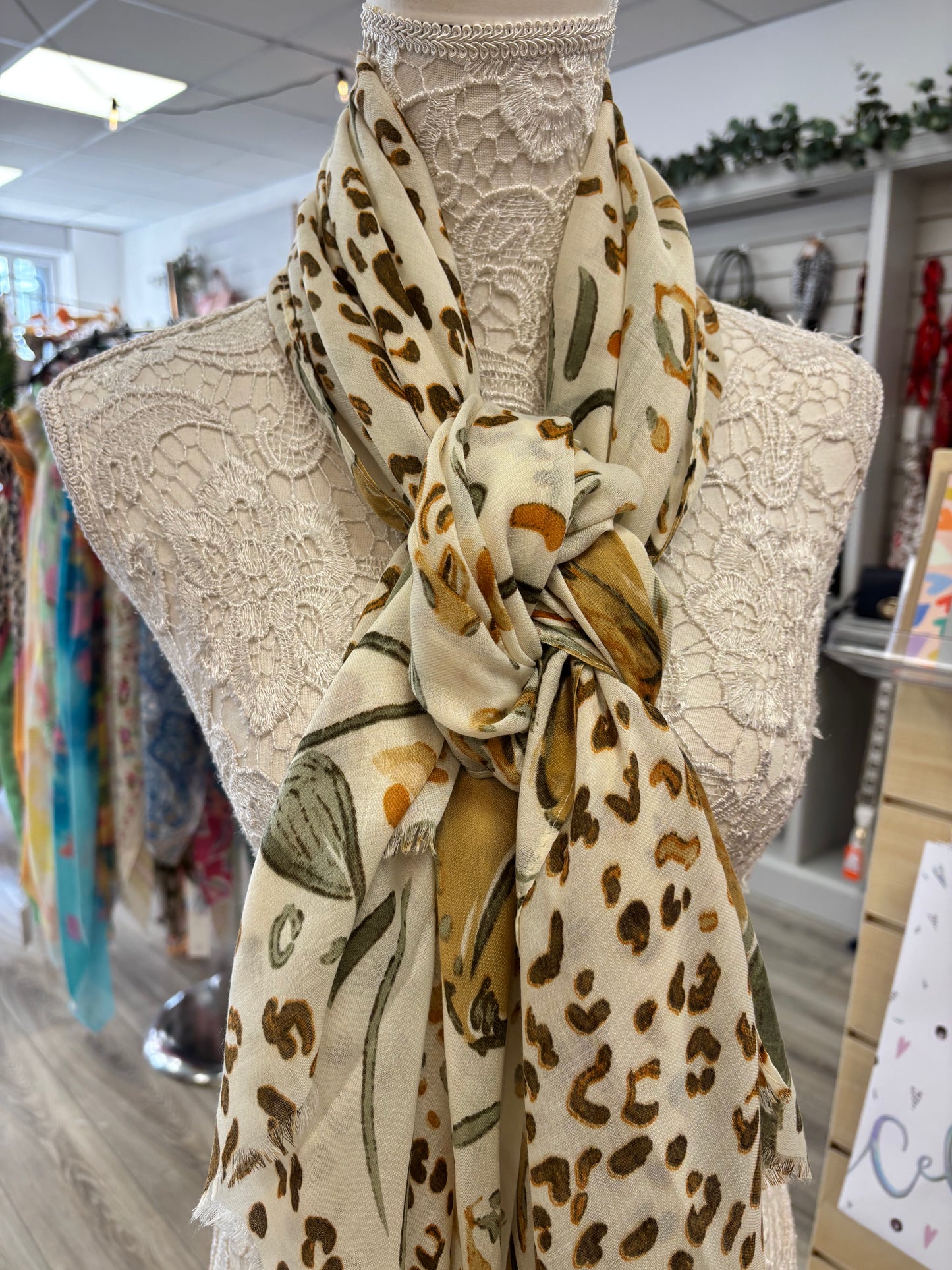 Arlene abstract scarf