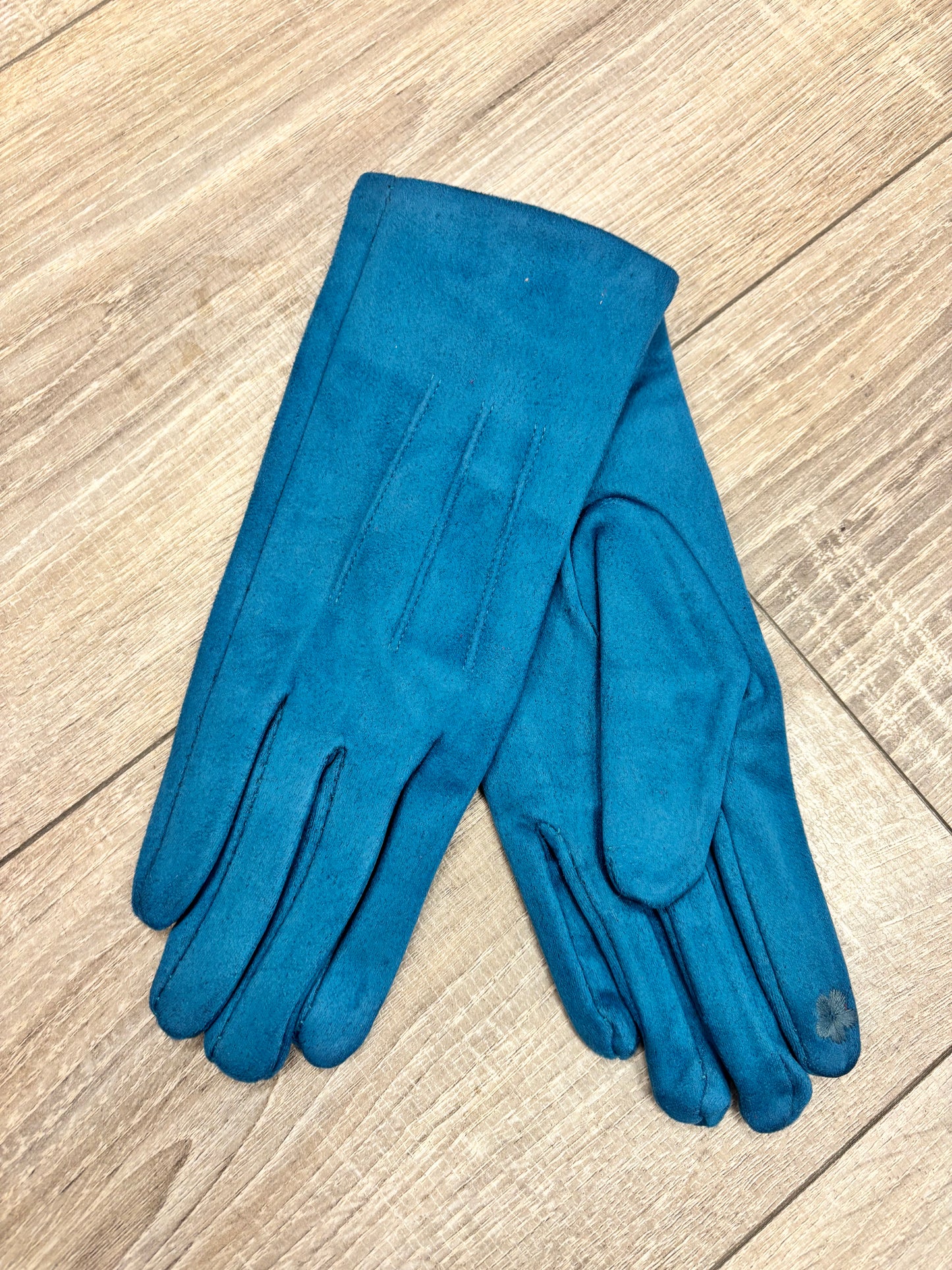 Lena suede effect gloves