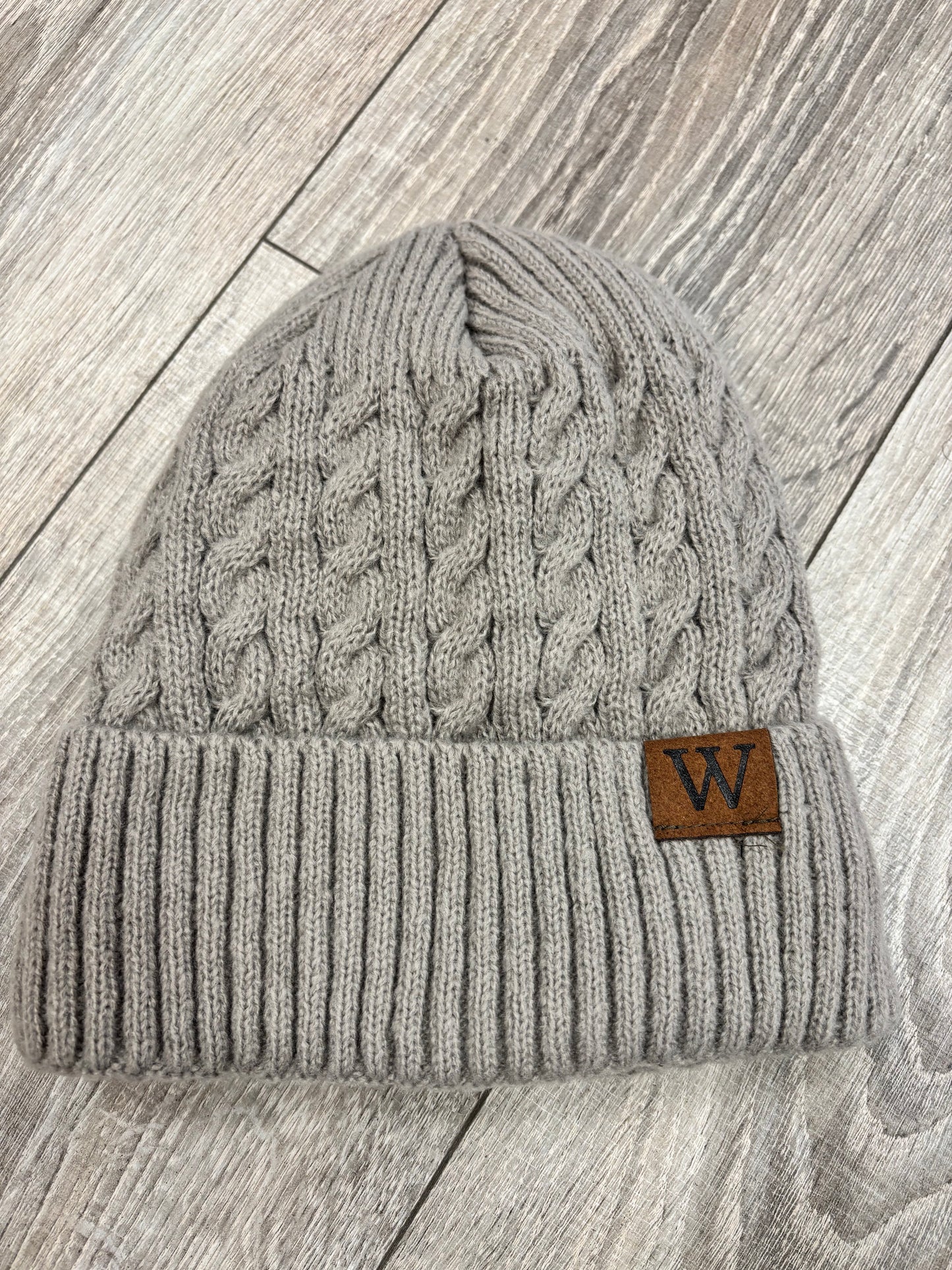 Felix Fleeced lined cable hats