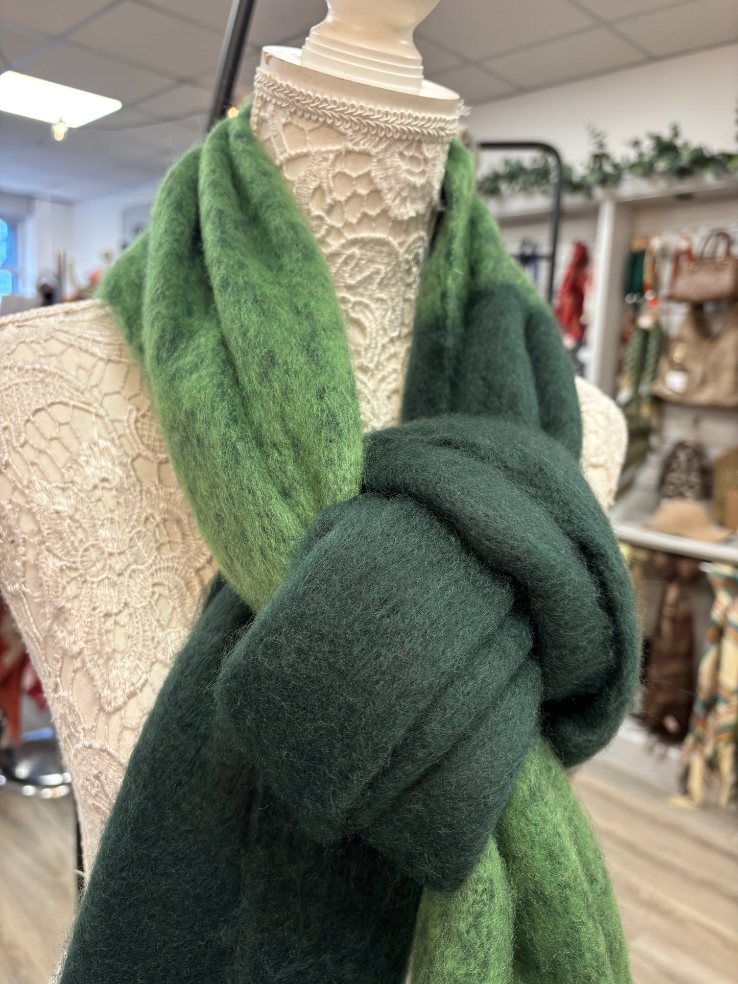 Shola chunky knit scarf