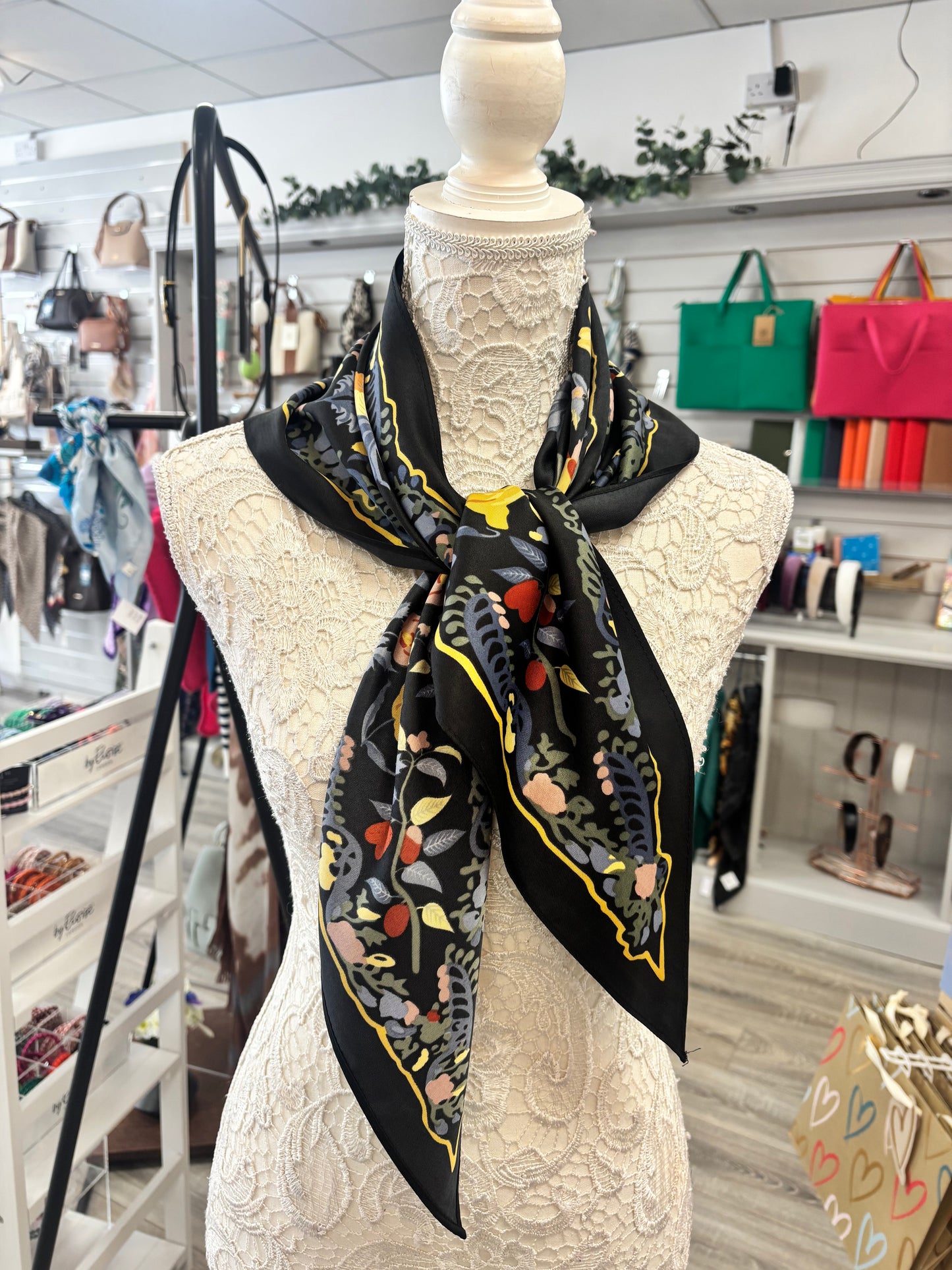 Folksy print scarf