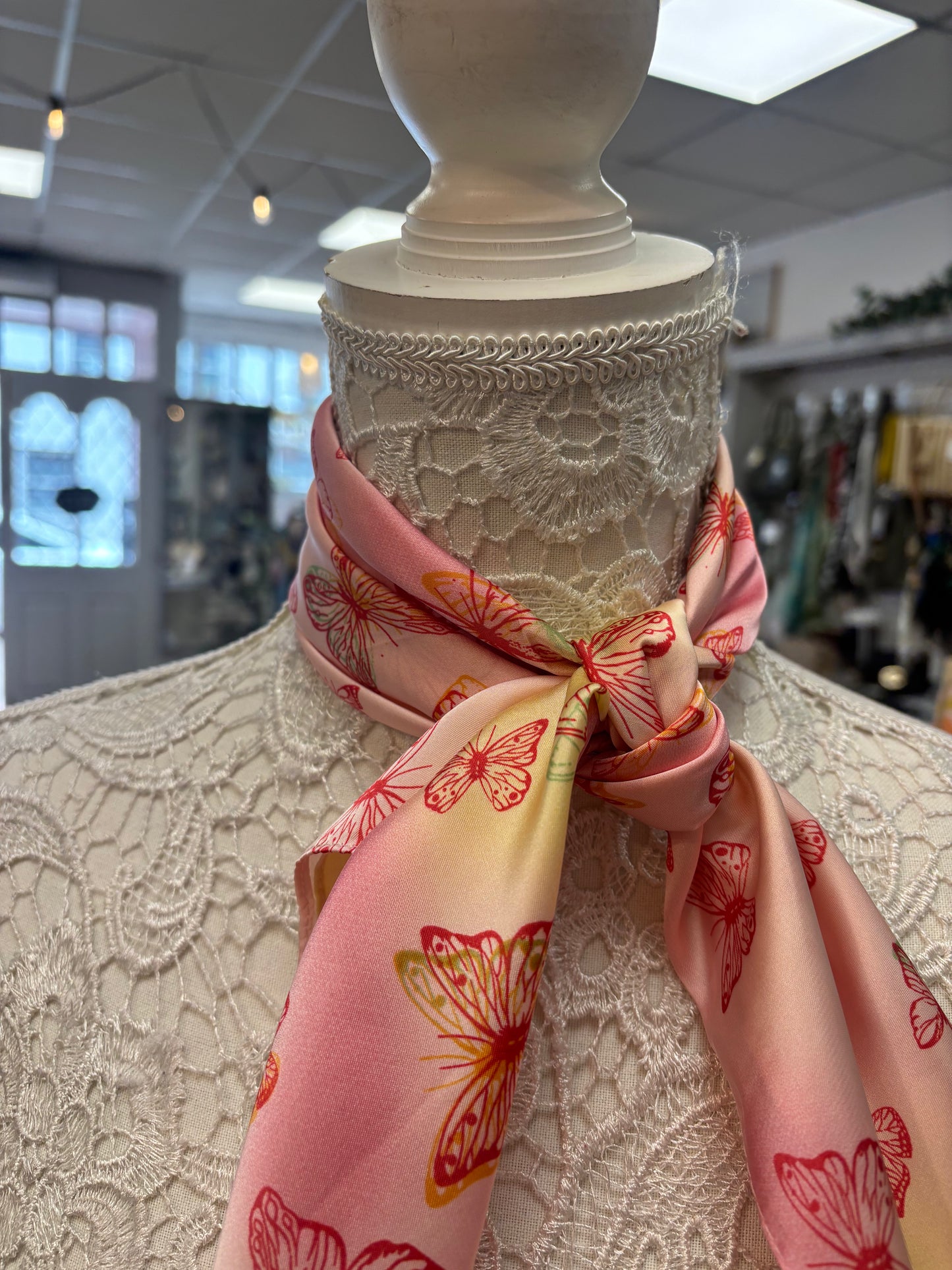 Butterfly neck scarf