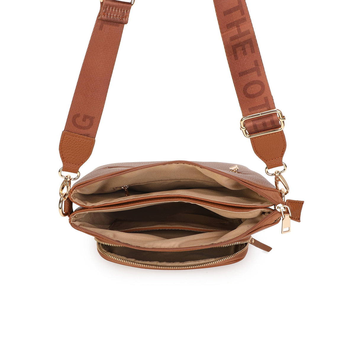 Marley Multi Compartment Flap Crossbody Bag