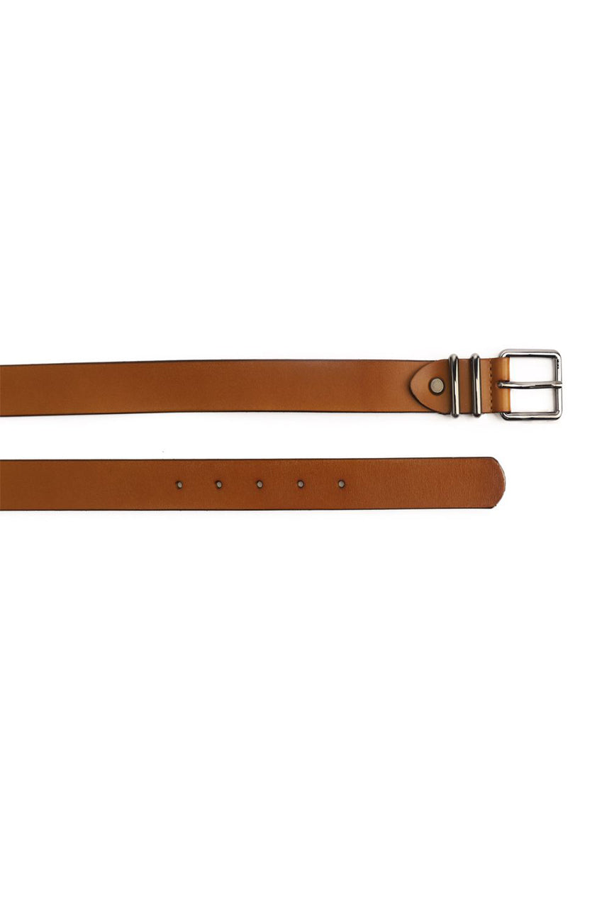 Slim double bar belt