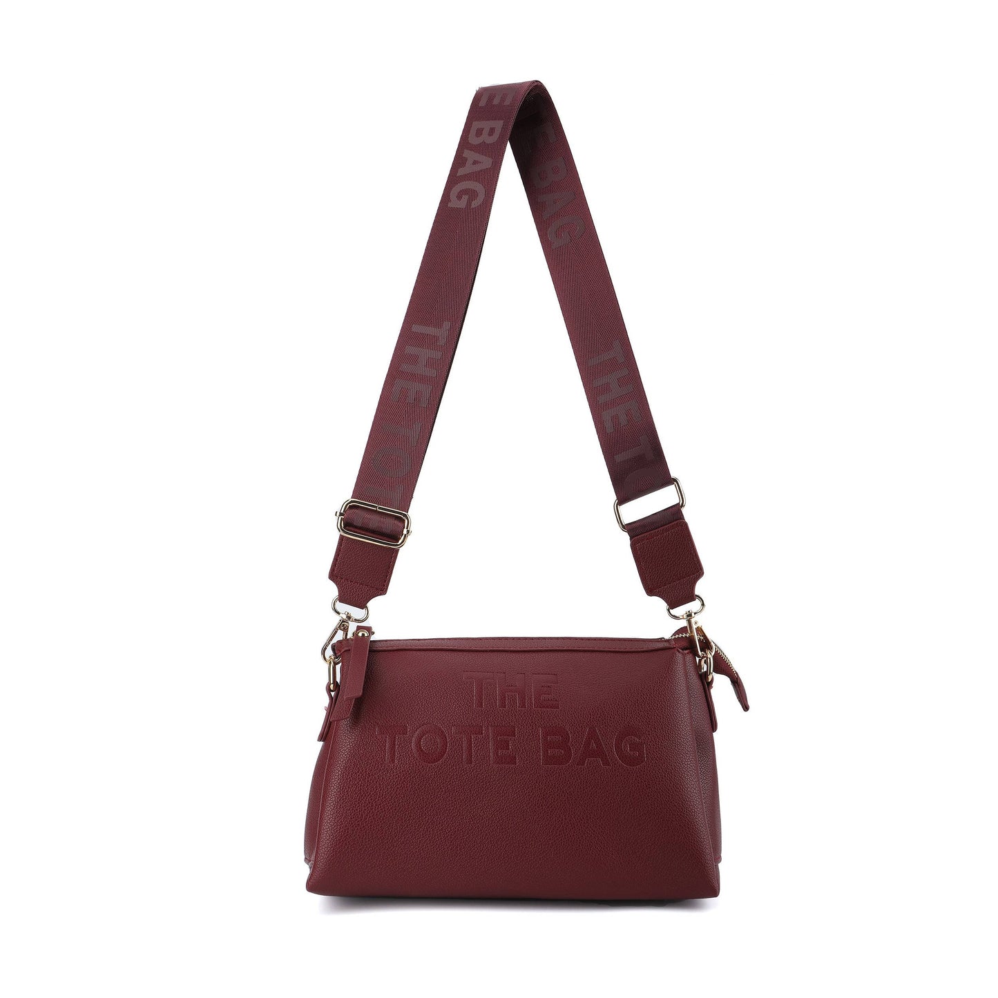 Marco Canvas Strap Zip Top 3 Compartments Crossbody