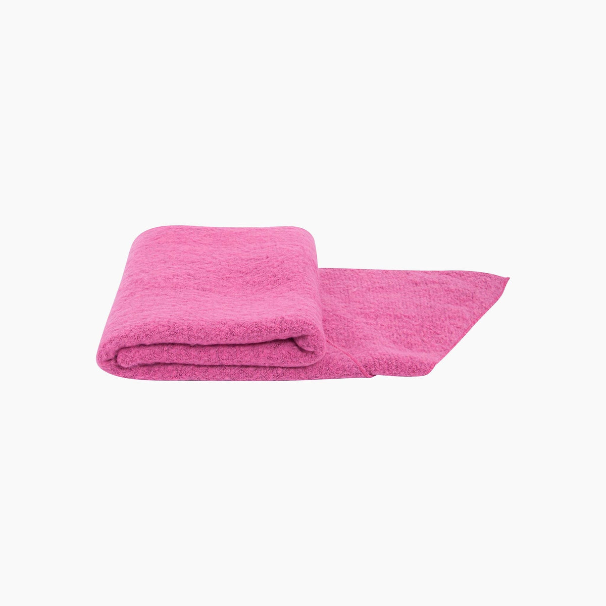 Alisha Asymmetric Heavyweight Scarf in Barbie Pink