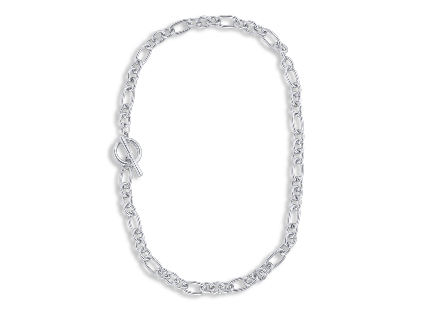 Maude Curb Chain T-bar Necklace