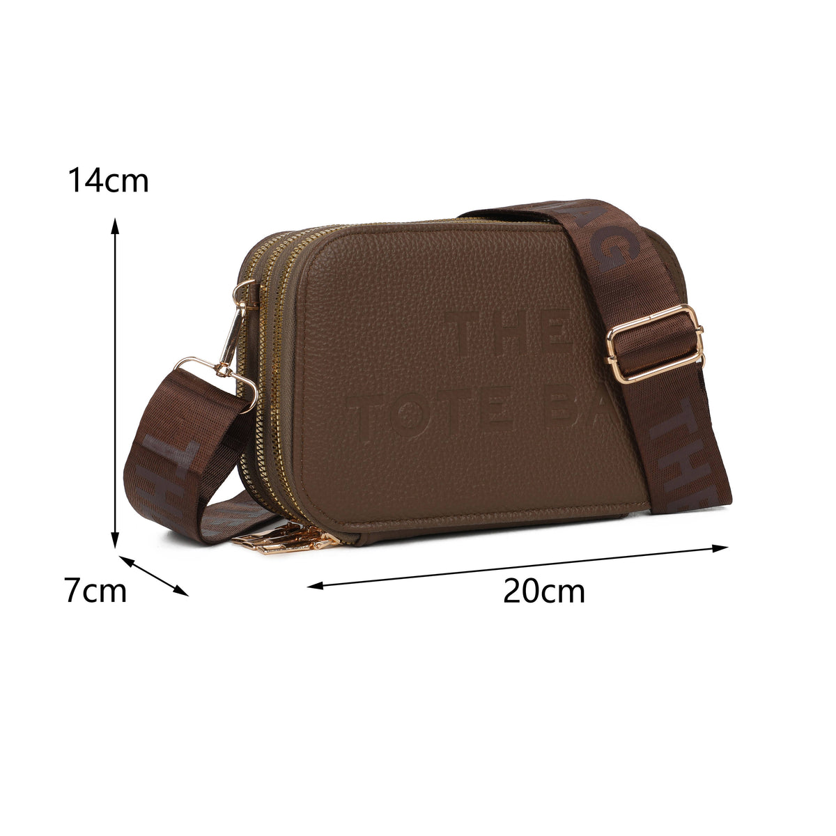Zelda Zip Around Comaprtments Crossbody Handbag