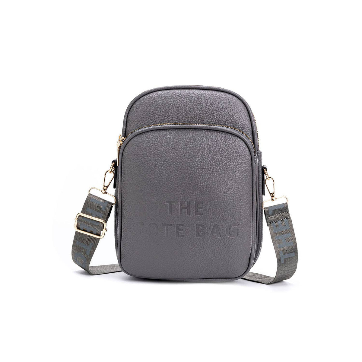 Clara Zip Top 3 Compartments Crossbody Handbag