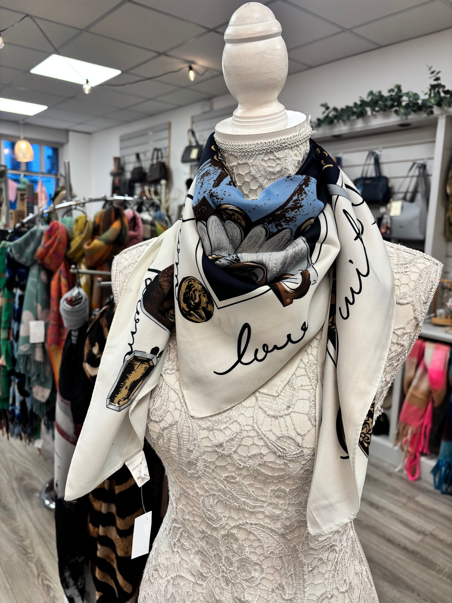 Anais designer inspired square scarves