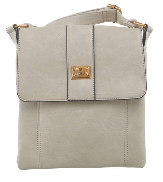 TESS TWO-POCKET BESSIE CROSS BODY BAG