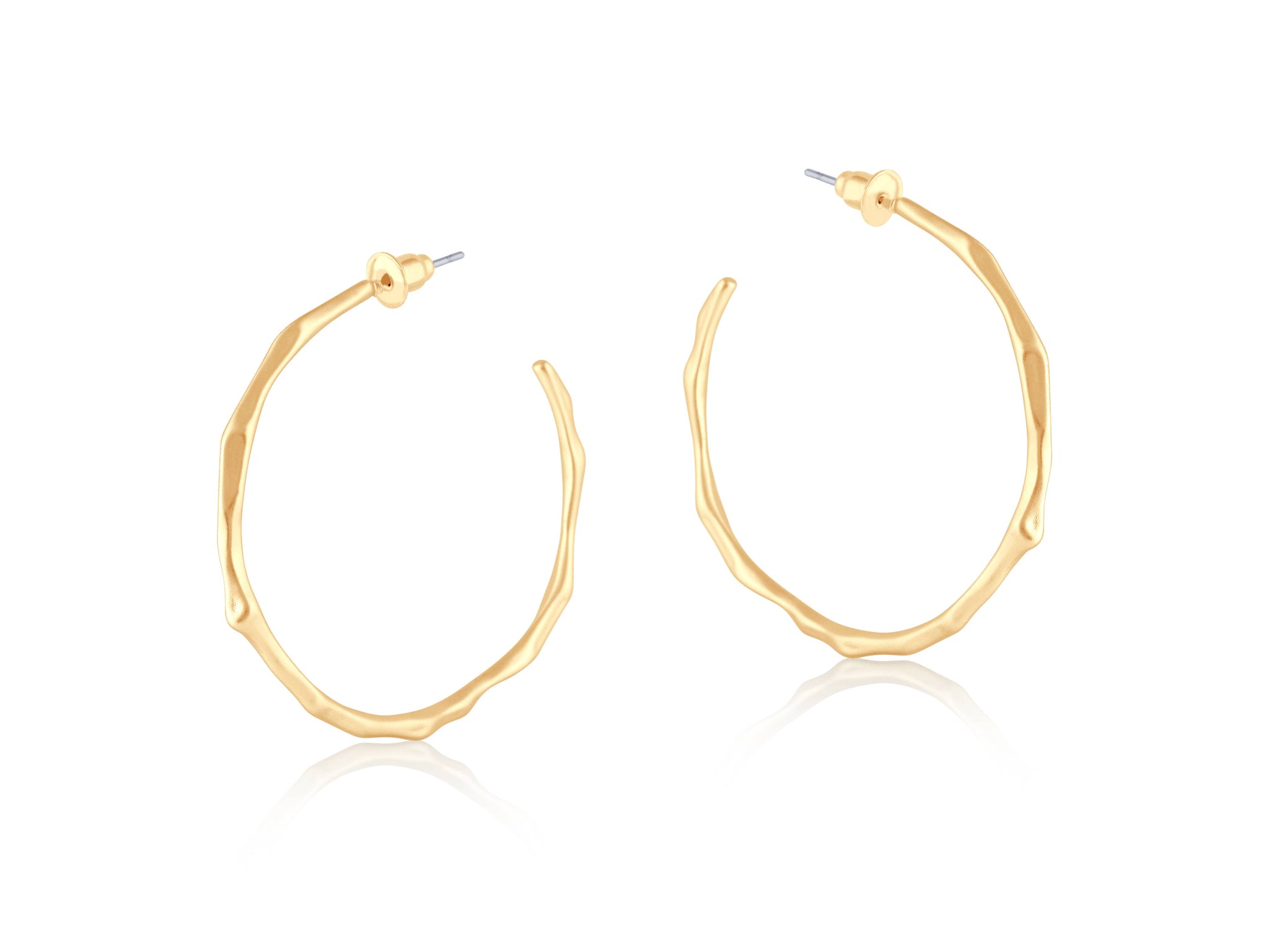 Valeria Branch Shaped Hoop Earrings