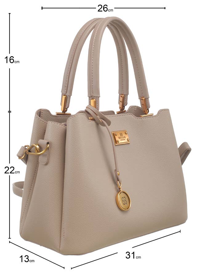LARA SCALLOP EDGE CITY TOTE BAG
