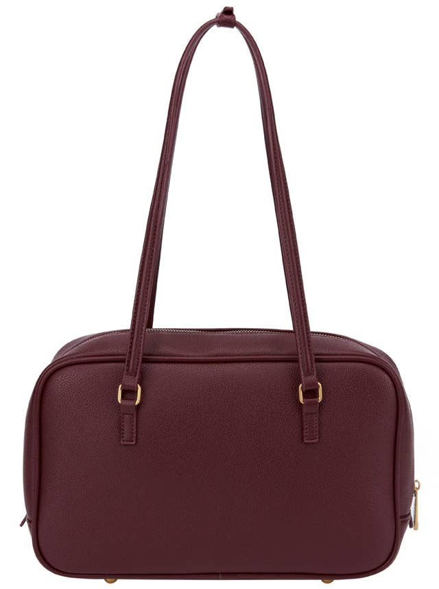 Ember EMBOSSED SHOULDER BAG WITH TINY COIN BAG