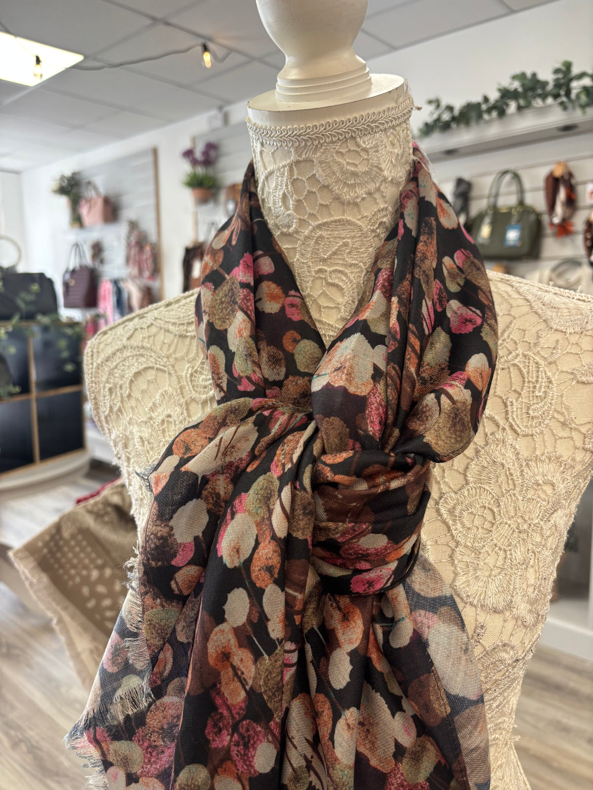 Emmi Autumn Pink mix scarf