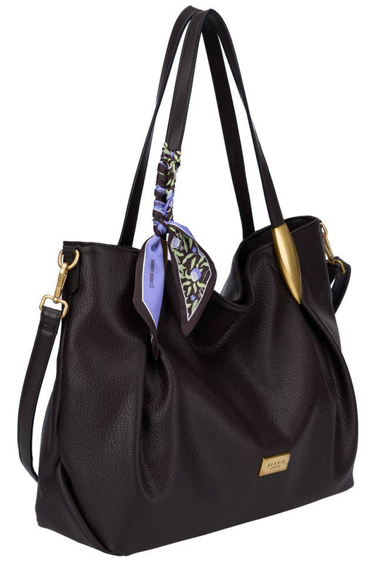 Sheena SLOUCHY PEBBLED SHOULDER BAG