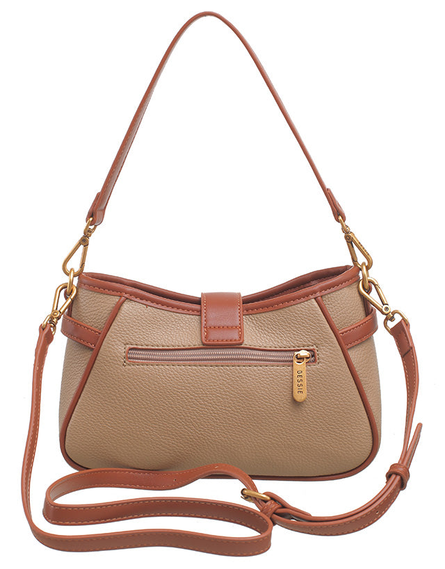 Jill two tone underarm bag