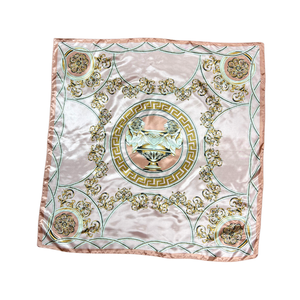 Lexi Lion Pattern Silk Touch Square Scarf