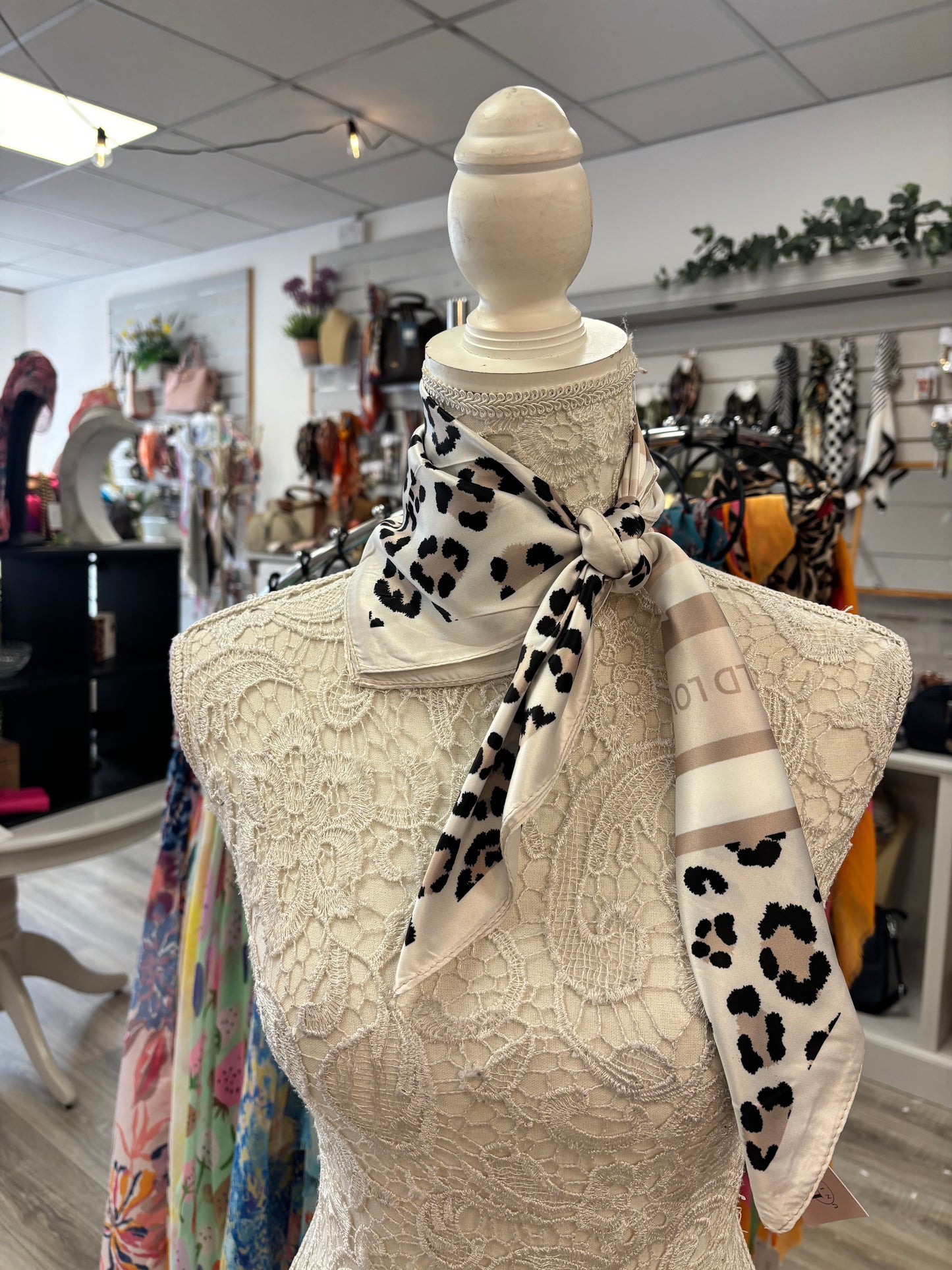 Wild leopard scarf