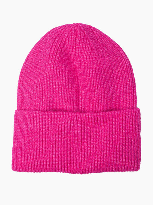 Noelle Beanie Hat - Fuchsia