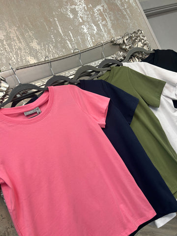 Fransa Basic Tee - Available in 5 colours