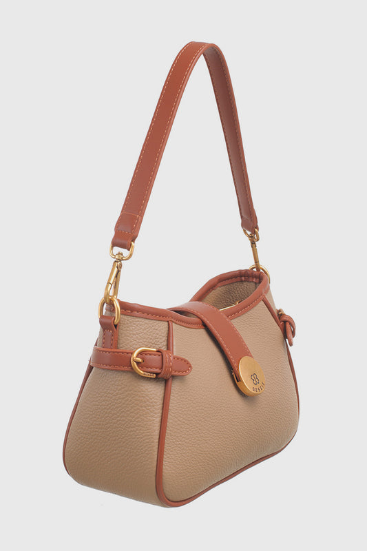 Jill two tone underarm bag