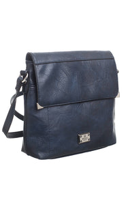 SUZANNE BUCKET CROSSBODY BAG WITH BACK ZIP POCKET