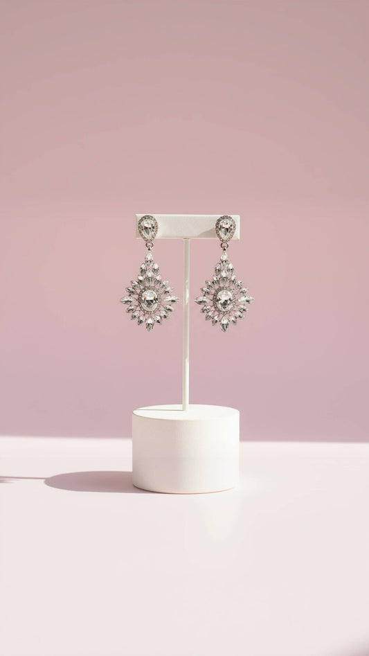 Layered Crystal Drop & Dangle Earrings