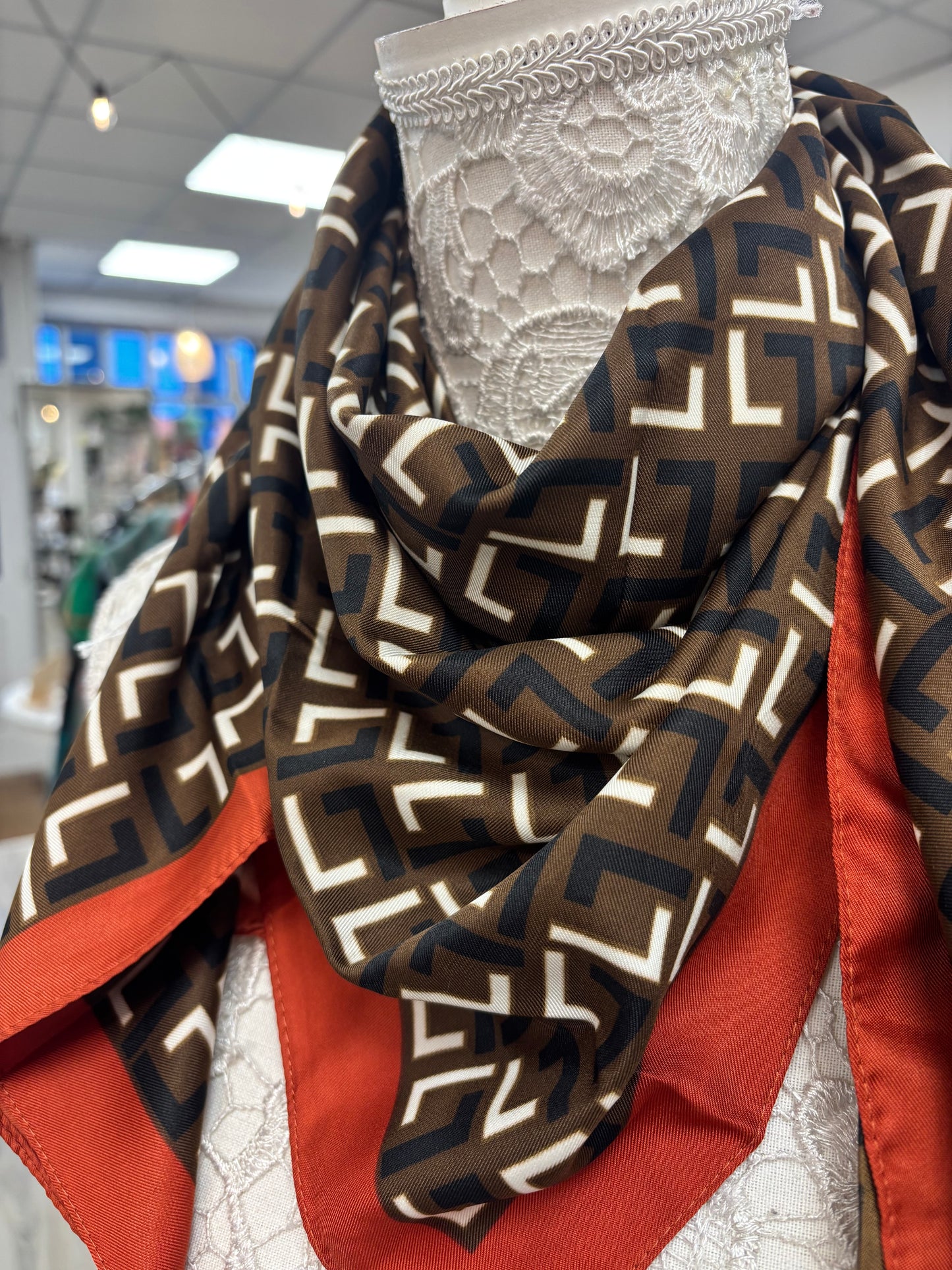 Anais designer inspired square scarves