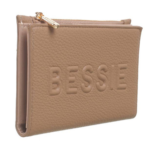 BESSIE EMBOSS LOGO WALLET