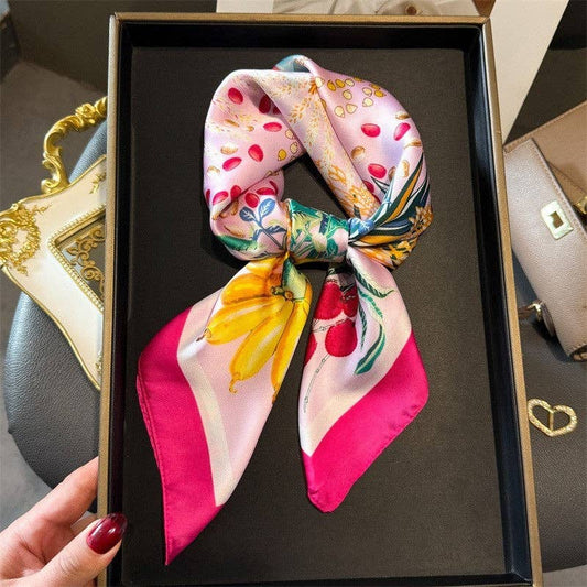 Fran Fashion Print Square Scarf