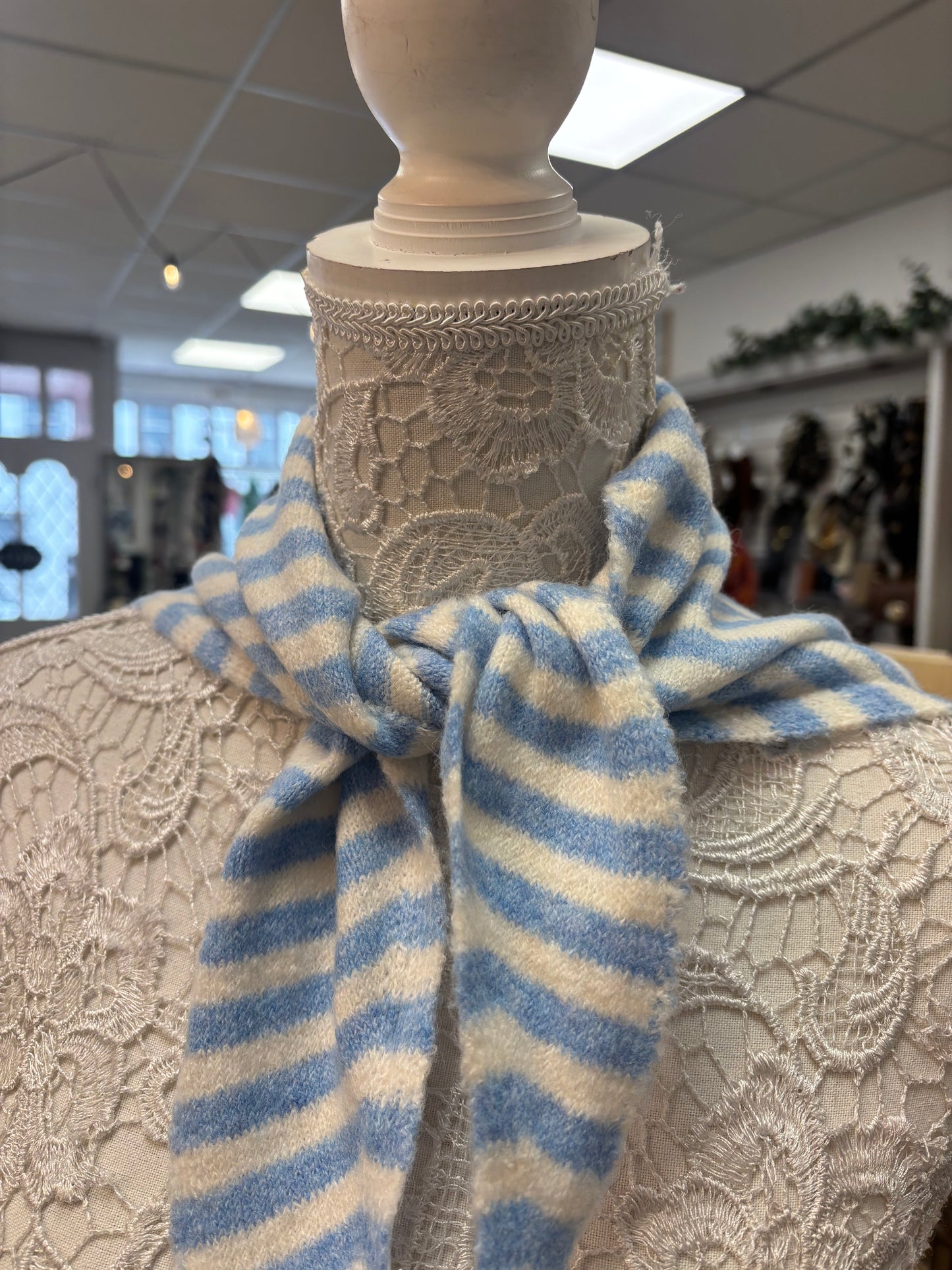 Delta fine knit scarf
