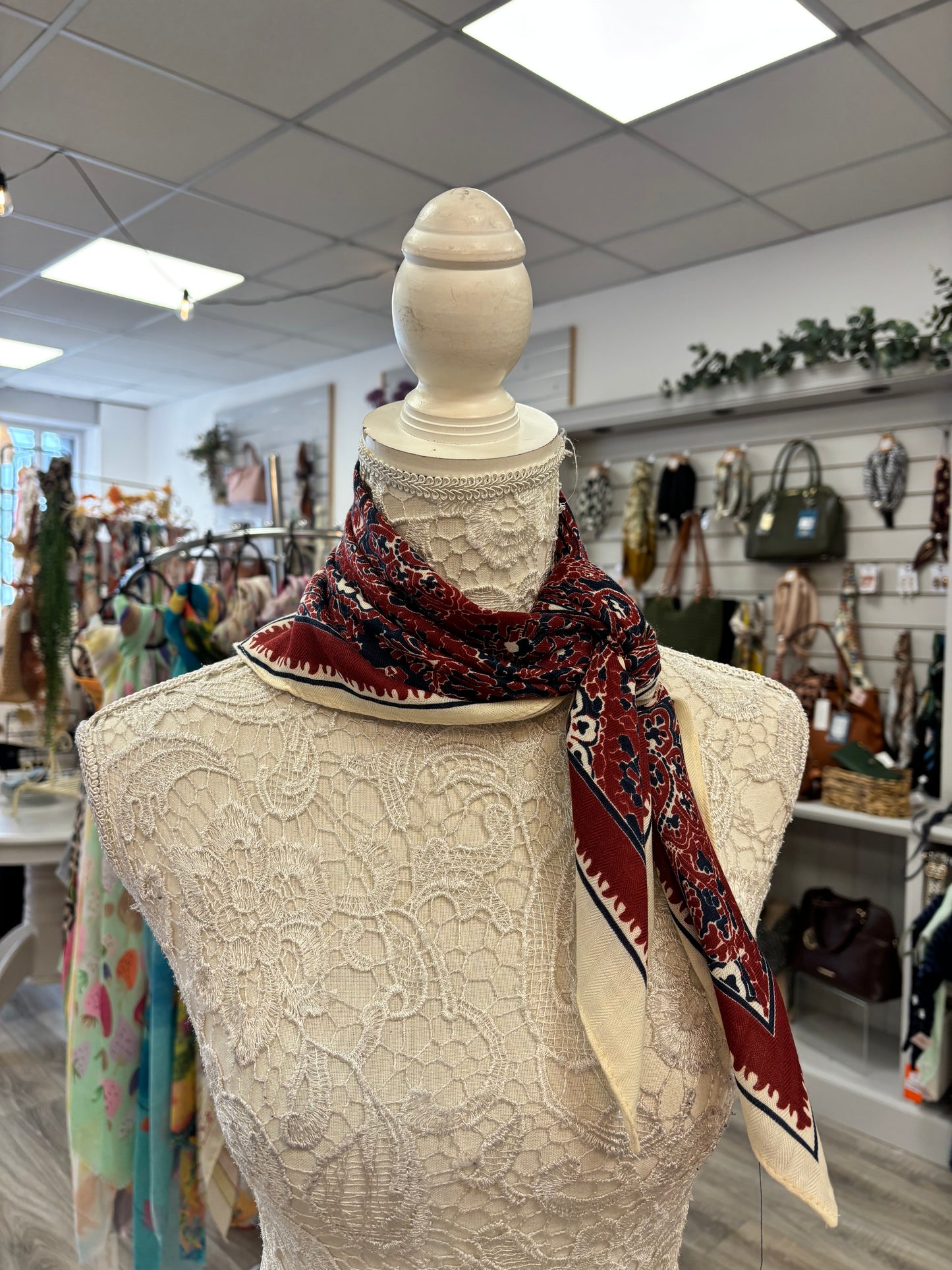 Paige brush cotton neck scarf