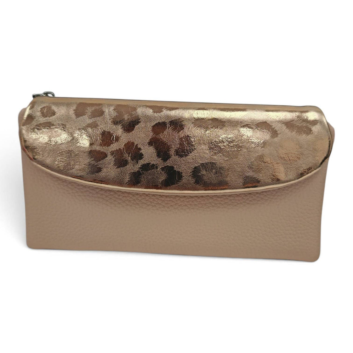 Nora Soft Pu Metallic Leopard Print Long Purse Gift Box