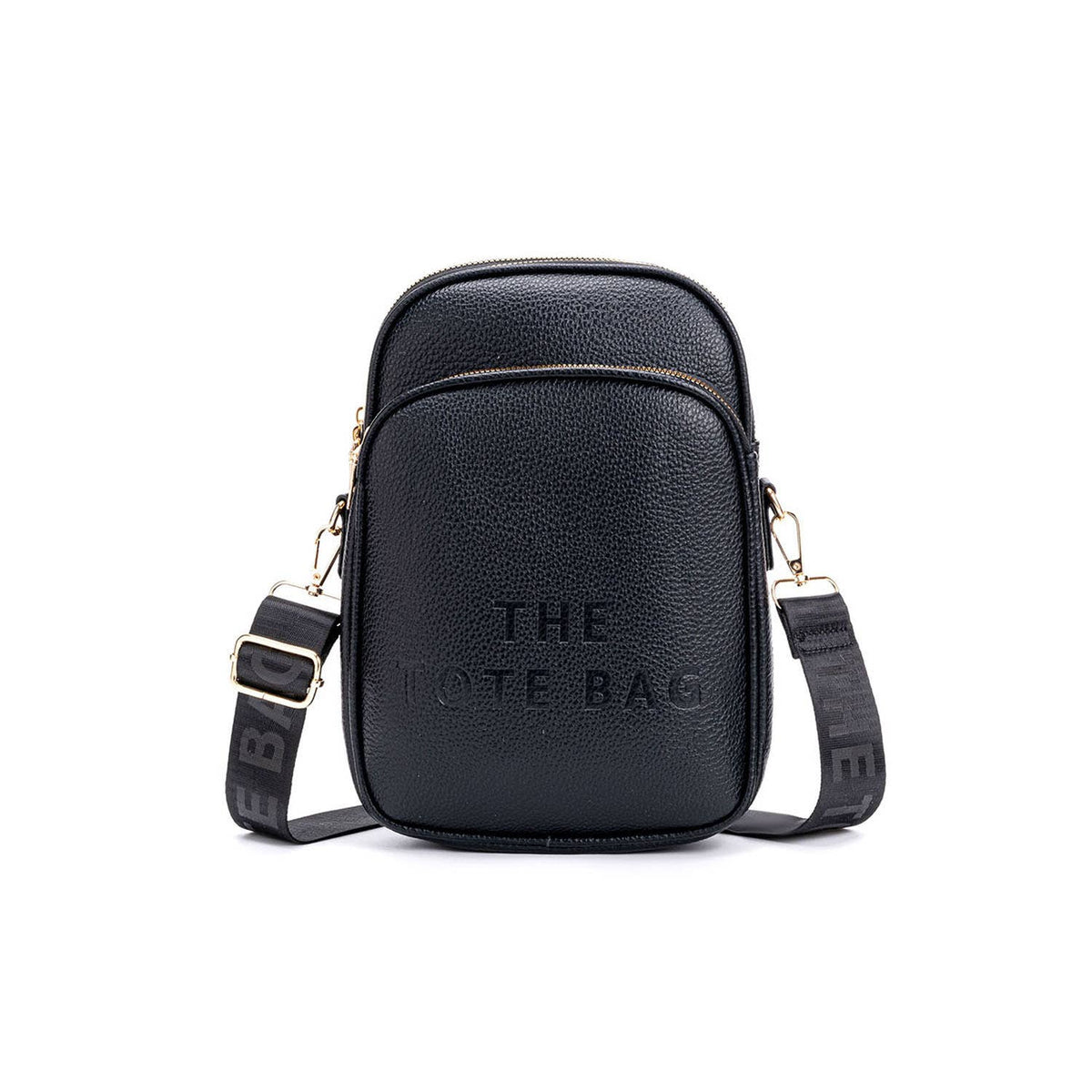 Clara Zip Top 3 Compartments Crossbody Handbag