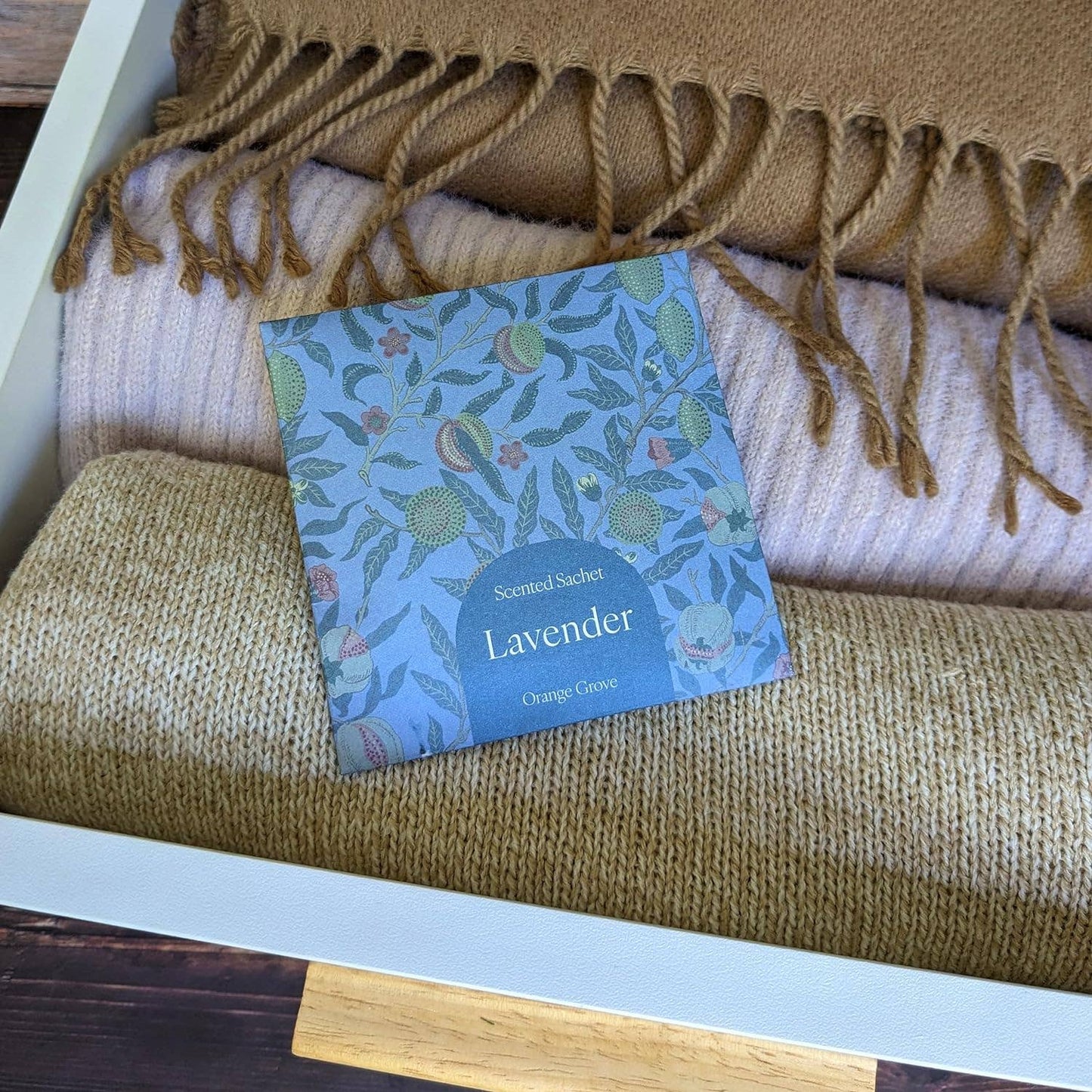 Set of 4 Lavender - William Morris Leaves Design