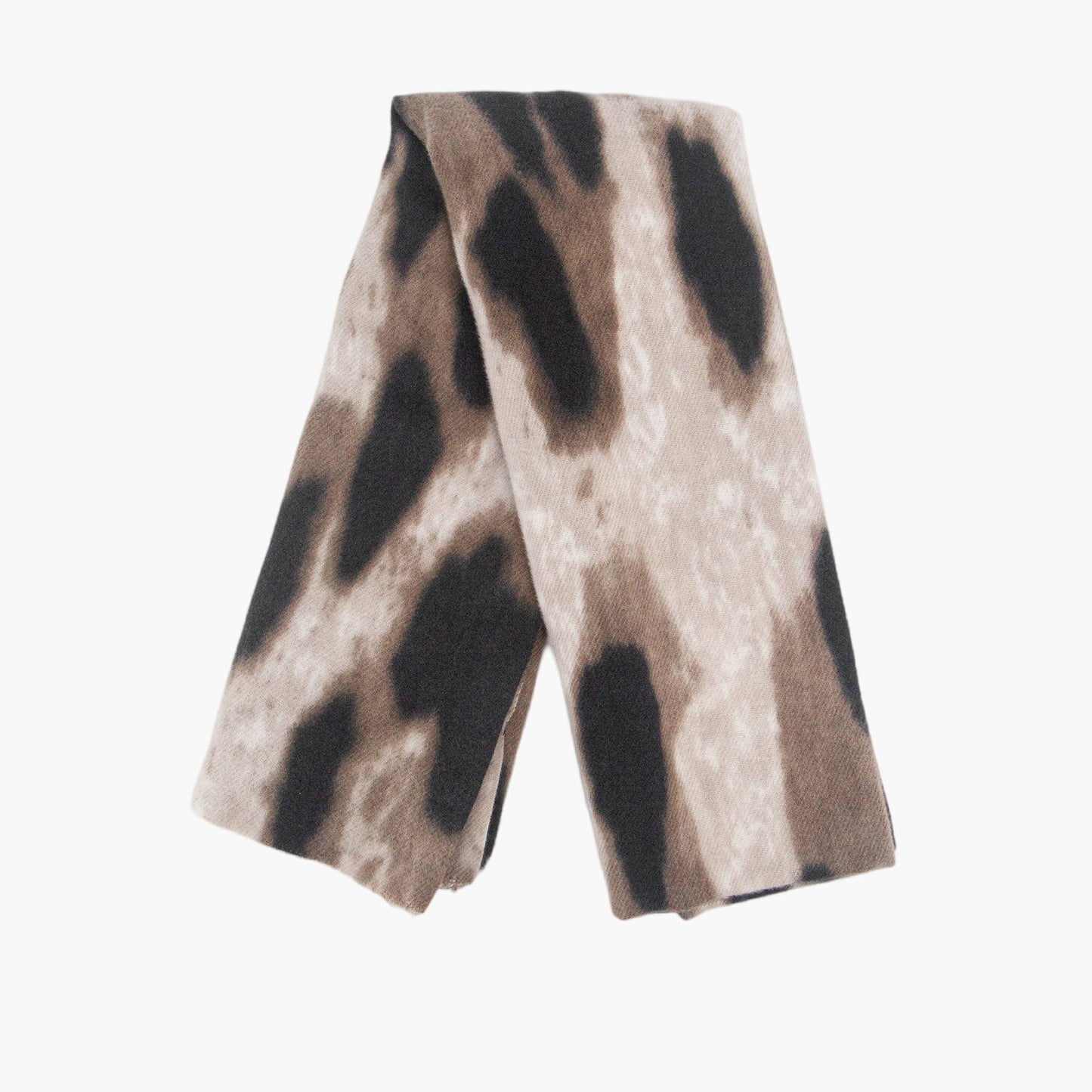Lois Neutral Leopard Lightweight Scarf