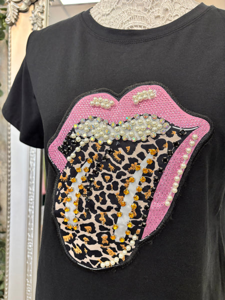 Leopard Lips T-shirt