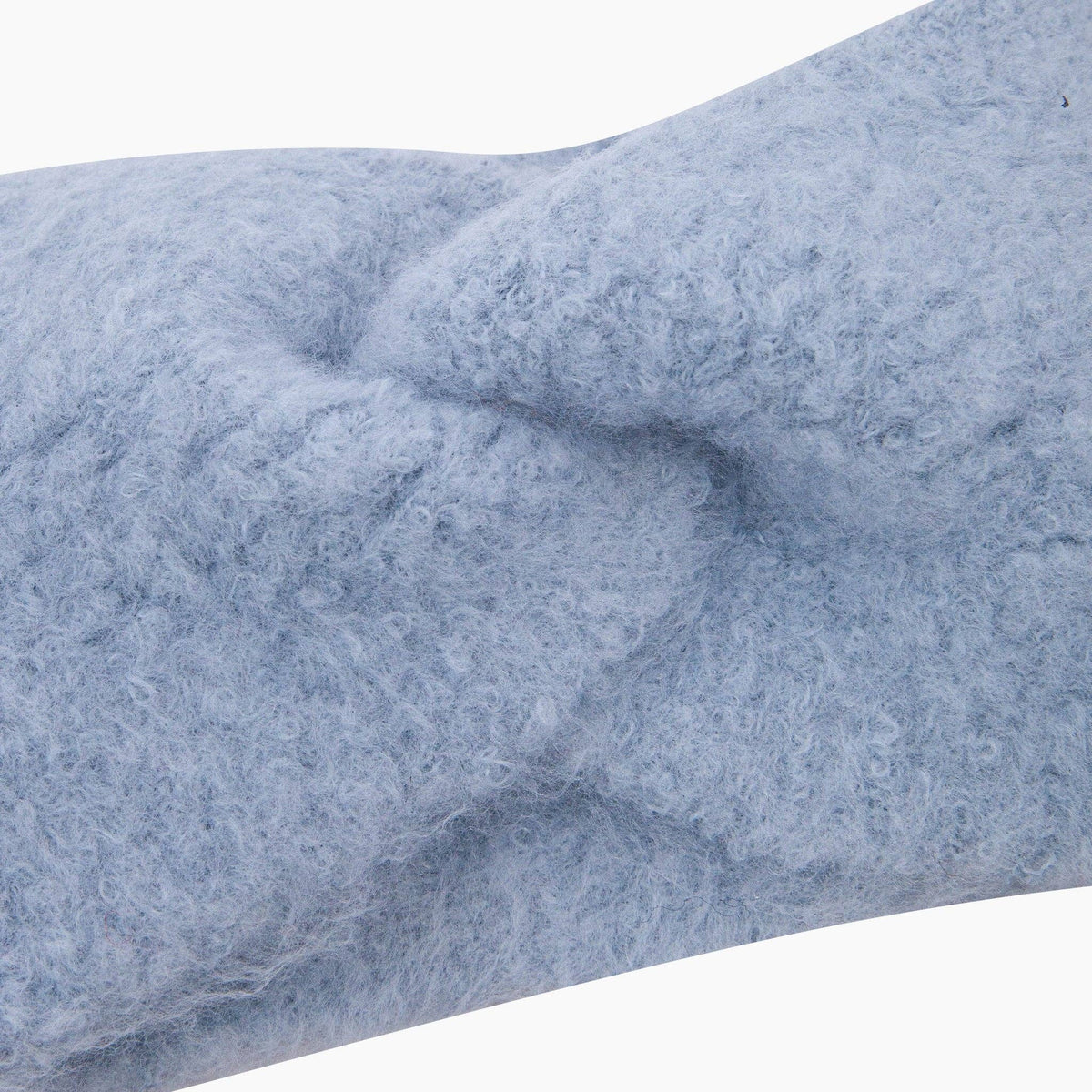 Winter Knitted Headband in Light Blue