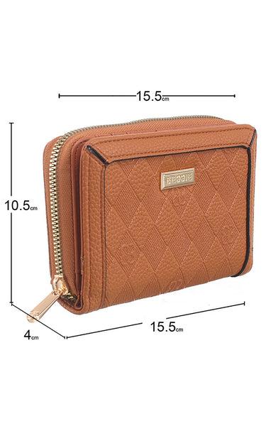 STEPH SMALL DIAMOND PATTERN WALLET